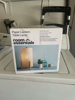 Paper lantern/table lamp