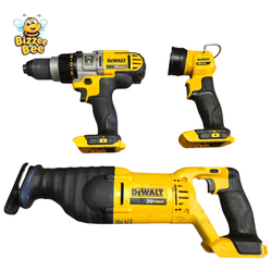 🧰 DeWalt 20V MAX Set Drill, Reciprocal Saw and Flashlight - Tested