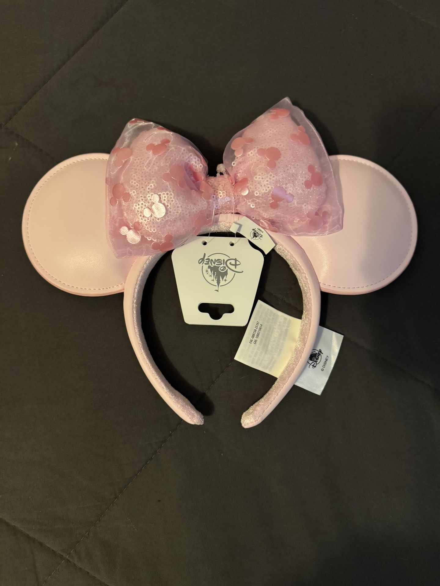 Disney Pink Faux Leather Minnie Ears