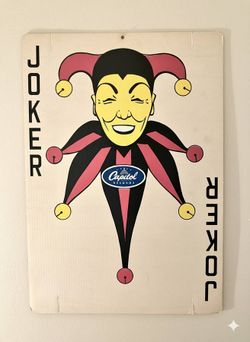 Vintage Capitol Records “Joker” promotional display