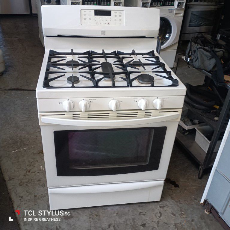 Stove Gas Kenmore 5 Burners Everything Is And Good Working Condition 3 Months Warranty Delivery And Installation 