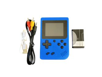 400 in 1 Handheld Game Console Blue/Red Digital game system, 3.0 inch super wide LCD