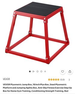 18 in exercise jumping stool NEW ASSEMBLY REQUIRED