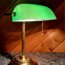 Green Teller Lamp
