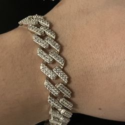 Silver Bracelet CZ 