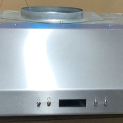 New Viking 30in. Pro-Style Wall-Mount Range Hood With LED Light in Stainless Steel.