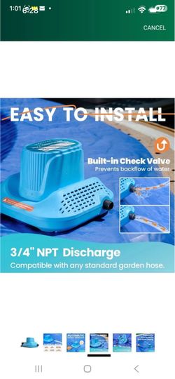Pool cover pump