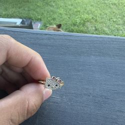 10k gold hello kitty ring 