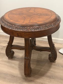 Wooden end table