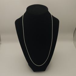 22” Sterling Silver Rope Chain – 925 Italy – New