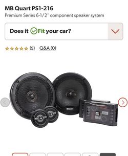 MB Quart 6.5” Component Speakers