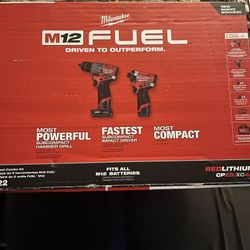 Milwaukee M12 Combo Drills