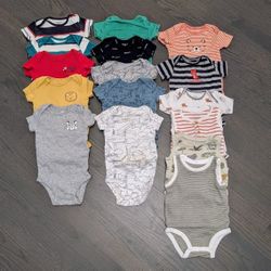 Carter's Baby Boy Bodysuits, 16 Piece, 6 Months