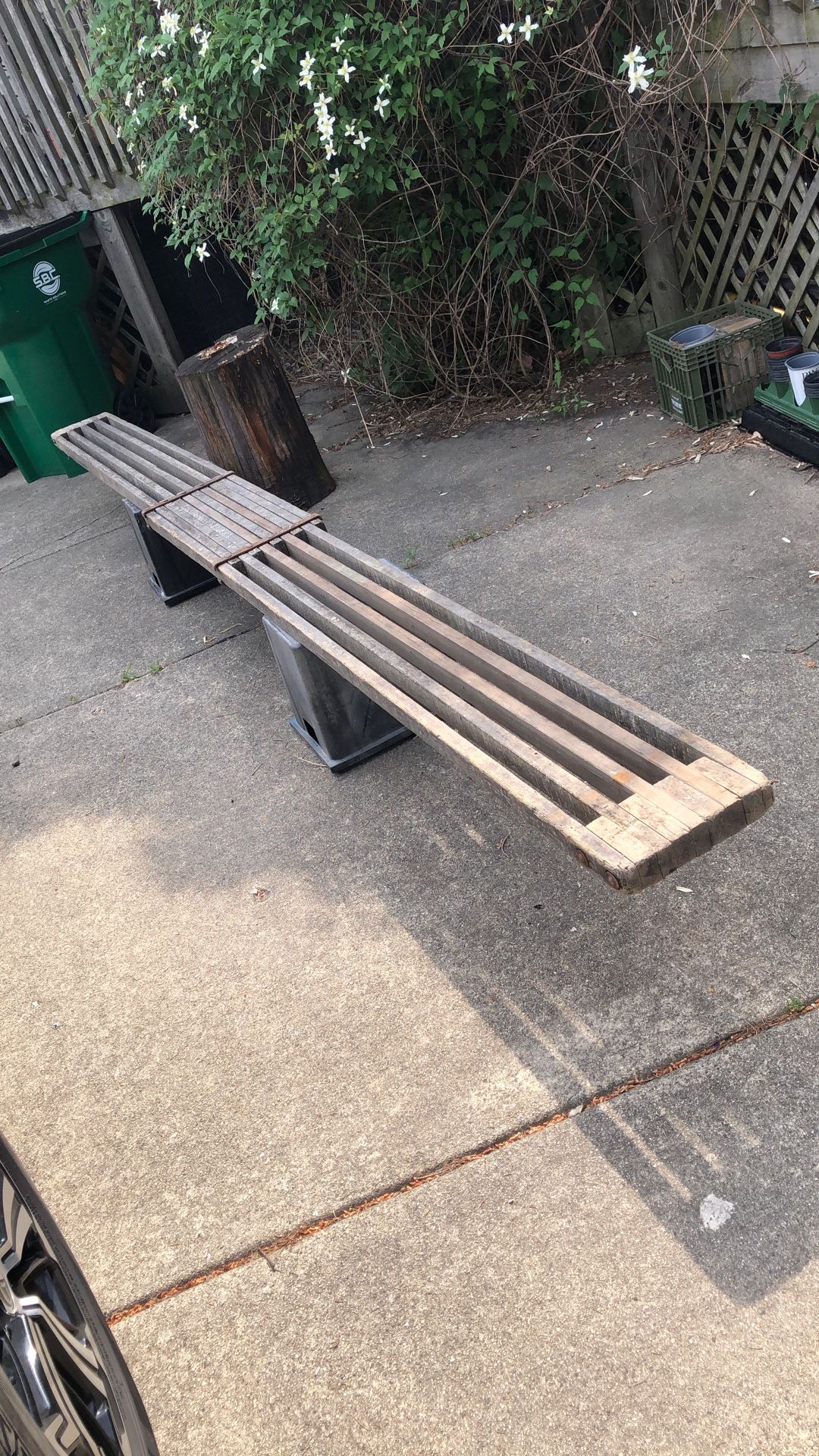 Vintage Wood Scaffold-Bench-Coffee Table 8 - 15 Feet