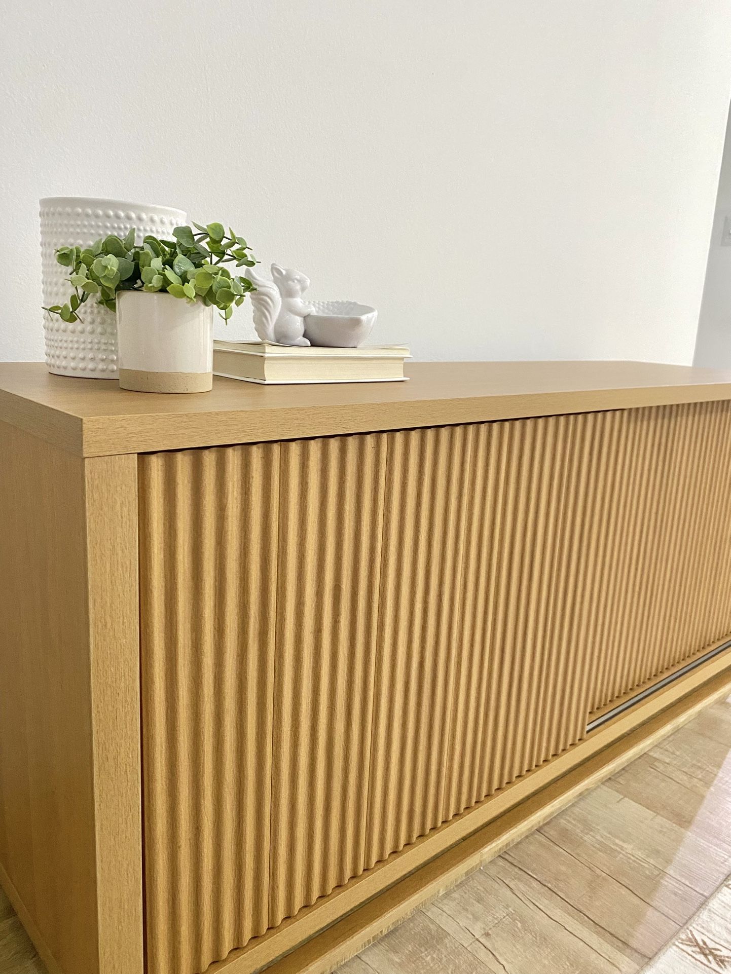 New Tv console cabinet Light Wood Storage