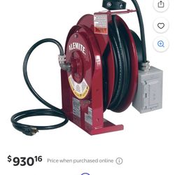 Shop or Garage Drop Down Cord Reel