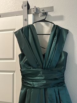 Lovely Green Mid Length Dress - Like New