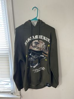 Green Graphic Army Guy Hoodie