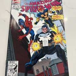 Amazing Spider-Man #357 - Nova, Punisher,Moon Knight - Mark Bagley FN/VF Tiny tear(Pictured)
