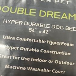 Hyper Pet Double Dreamer Deluxe Convertible Foam Dog Bed