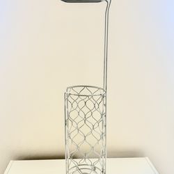 Metal Toilet Paper Holder (Freestanding)