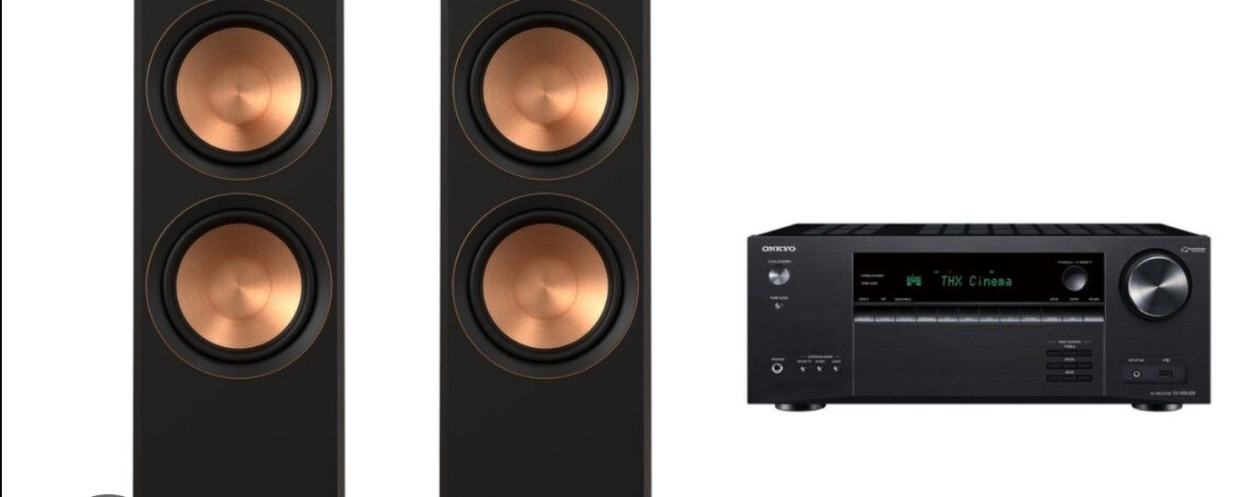 Klipsch Speaker & Onkyo Receiver