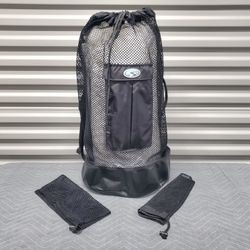 Stahlsac Bonaire Mesh Backpack Scuba Diving Gear Bag + 2 Mesh Bags 