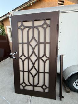 Brand new Aluminum security door
