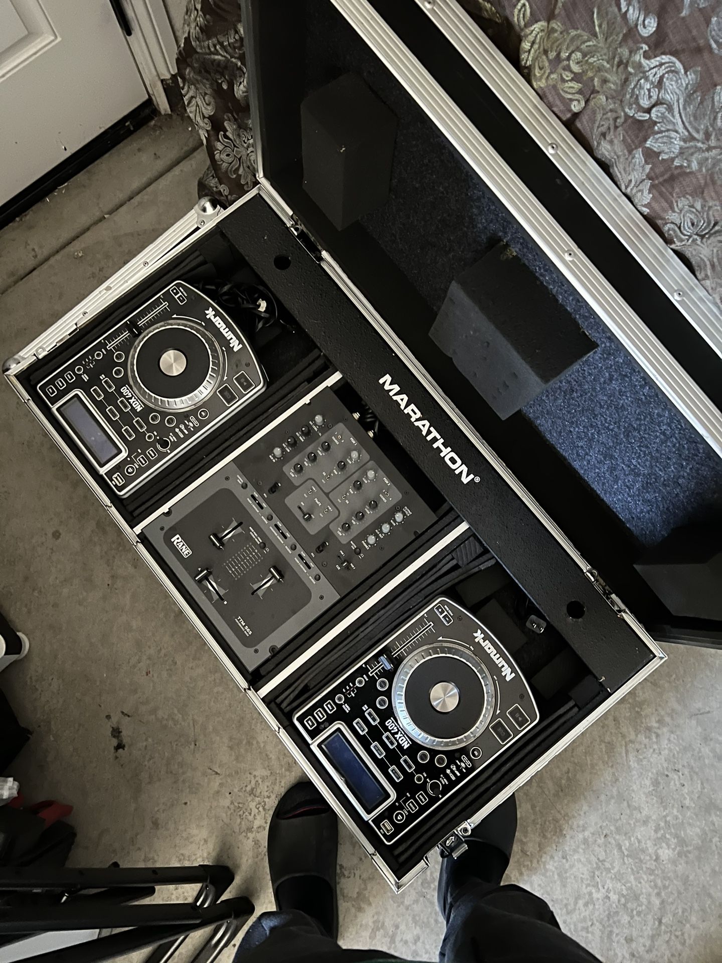 Rane Mixer with Numark CD player