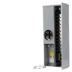 SIEMENS - 200 AMP SOLAR READY 24 SPACE 42 CIRCUIT SIDE METER MAIN BREAKER COMBO OUTDOOR SURFACE PANEL (225AMP RATED)
