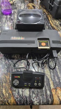 TurboGrafx 16 Video CD Console & Games 