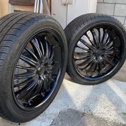 20” Rims & Tires Whole Set .