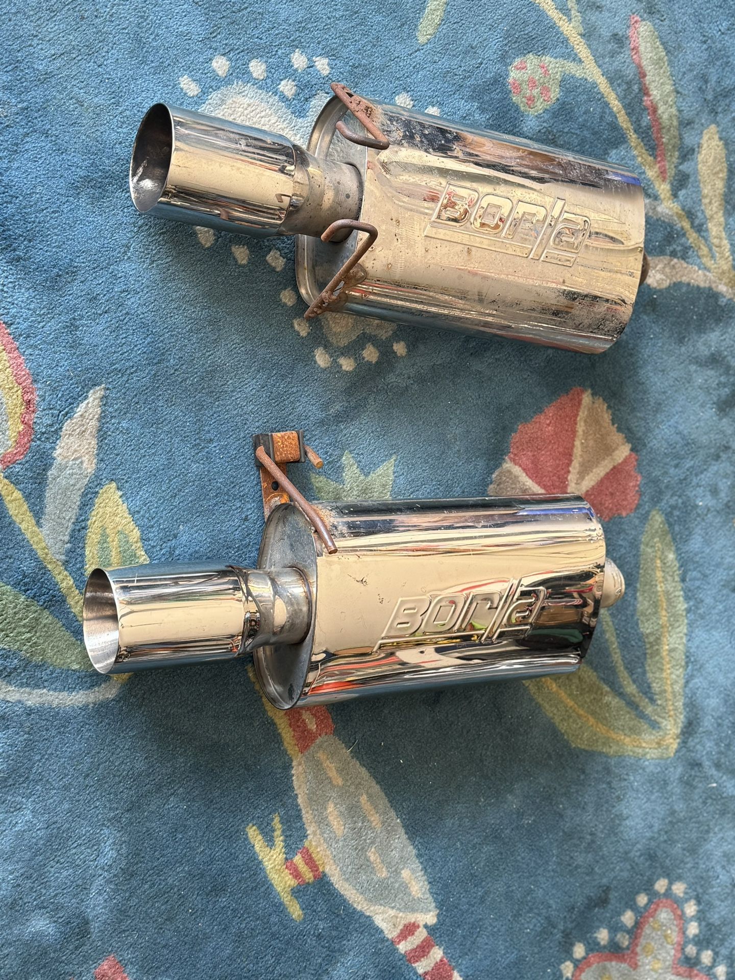 (2) BORLA 40060 Boomers Blow Torch Muffler