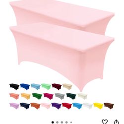 Pink Table Cloth Set Of 2