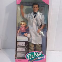 Barbie Dr. Ken and Little Patient Tommy 1997 Vintage Office Set