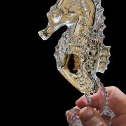 Waterford Crystal Sea horse, Perfect Collectable 7" Tall BEAUTIFUL piece NIB