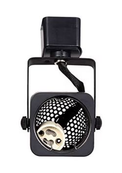 Track lighting heads, Laborate Lighting head light, kitchen light fixtures ceiling, 1 Black (Bulb Sold Separately)