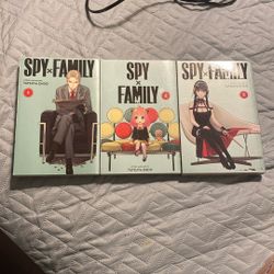 Spy X Family Manga 1,2,3