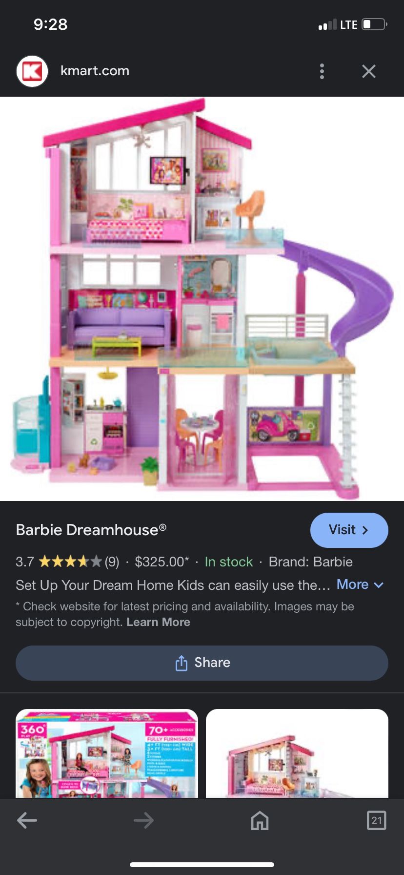 Euc Barbie House