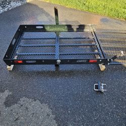 2" Trailer Hitch Folding Ramp Carrier 500lb 