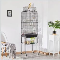 Small to medium 64-inch open-lid birdcage