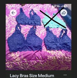 3 Womens Size M bras