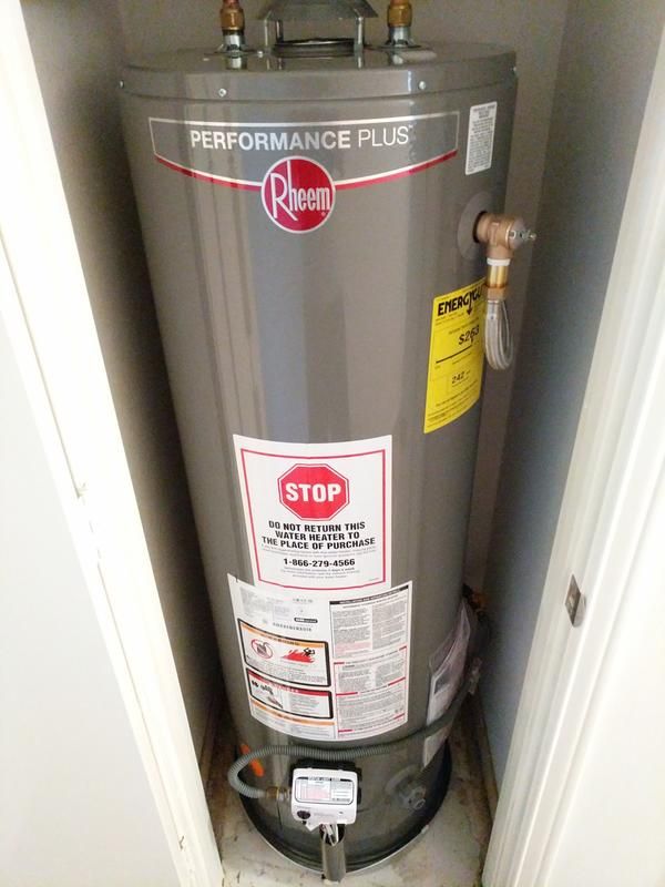Water Heater Reem New Picked up delivered installed 550.00 Electric