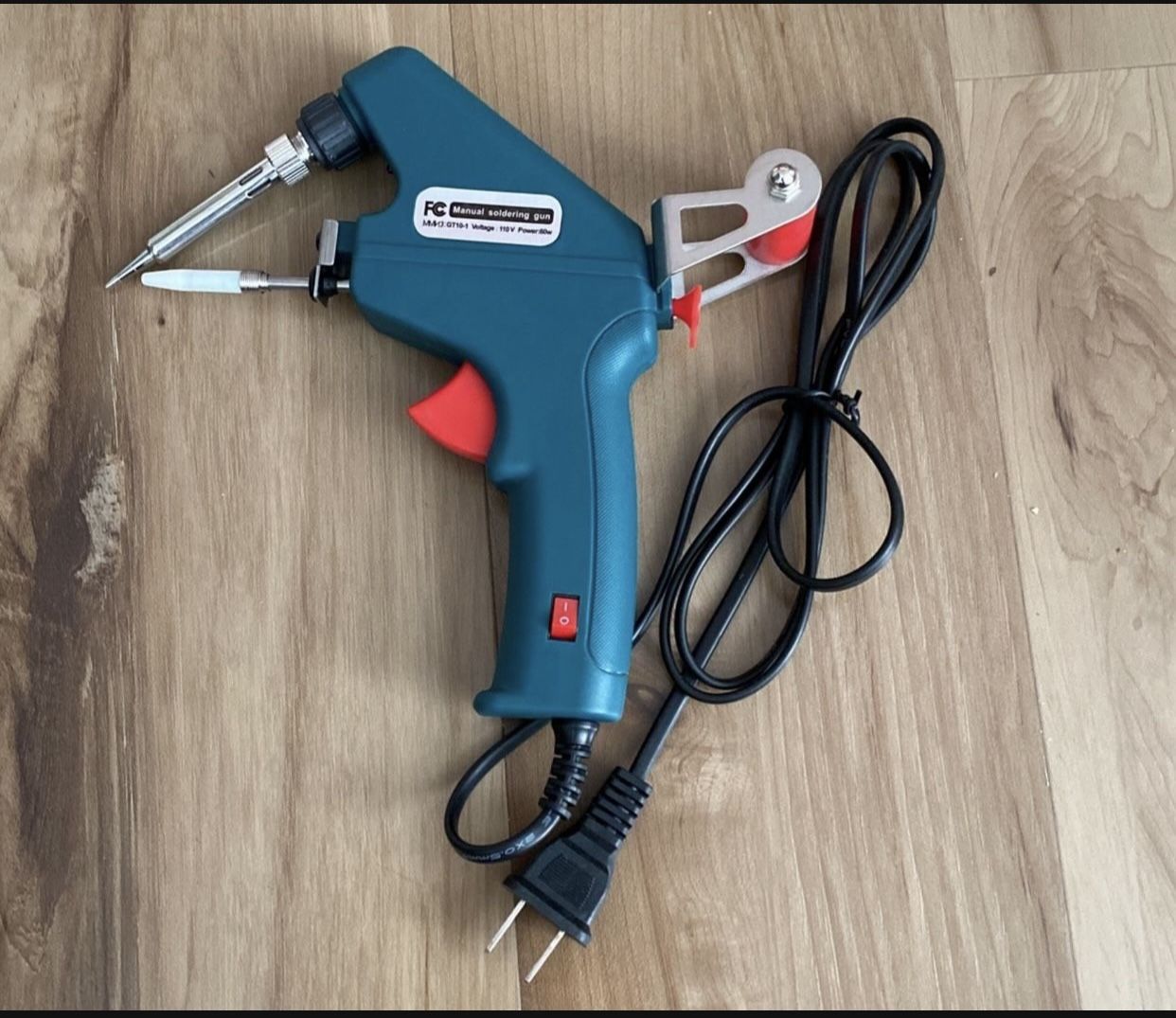 60W Internal Heat Soldering Gun Electric Soldering Iron Hand-Held Heating Automatic Tin Feeding Gun Welding