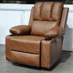 Power Recliner Chair, Swivel, Heat, and Massage