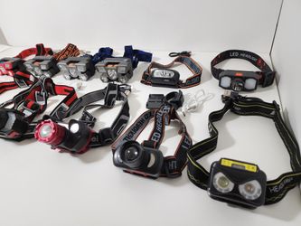 Built-in USB Rechargeable Headlamps Camping Hiking Fishing Headlights
