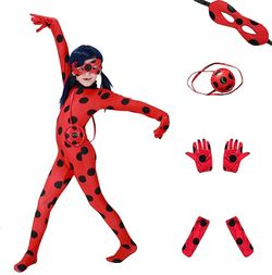 Halloween Cosplay Ladybug Kid Costumes Chlid Little Beetle Suit