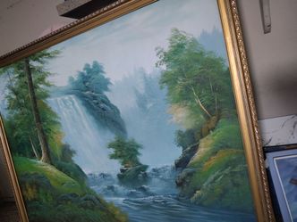 Peaceful forest Cascades waterfalls