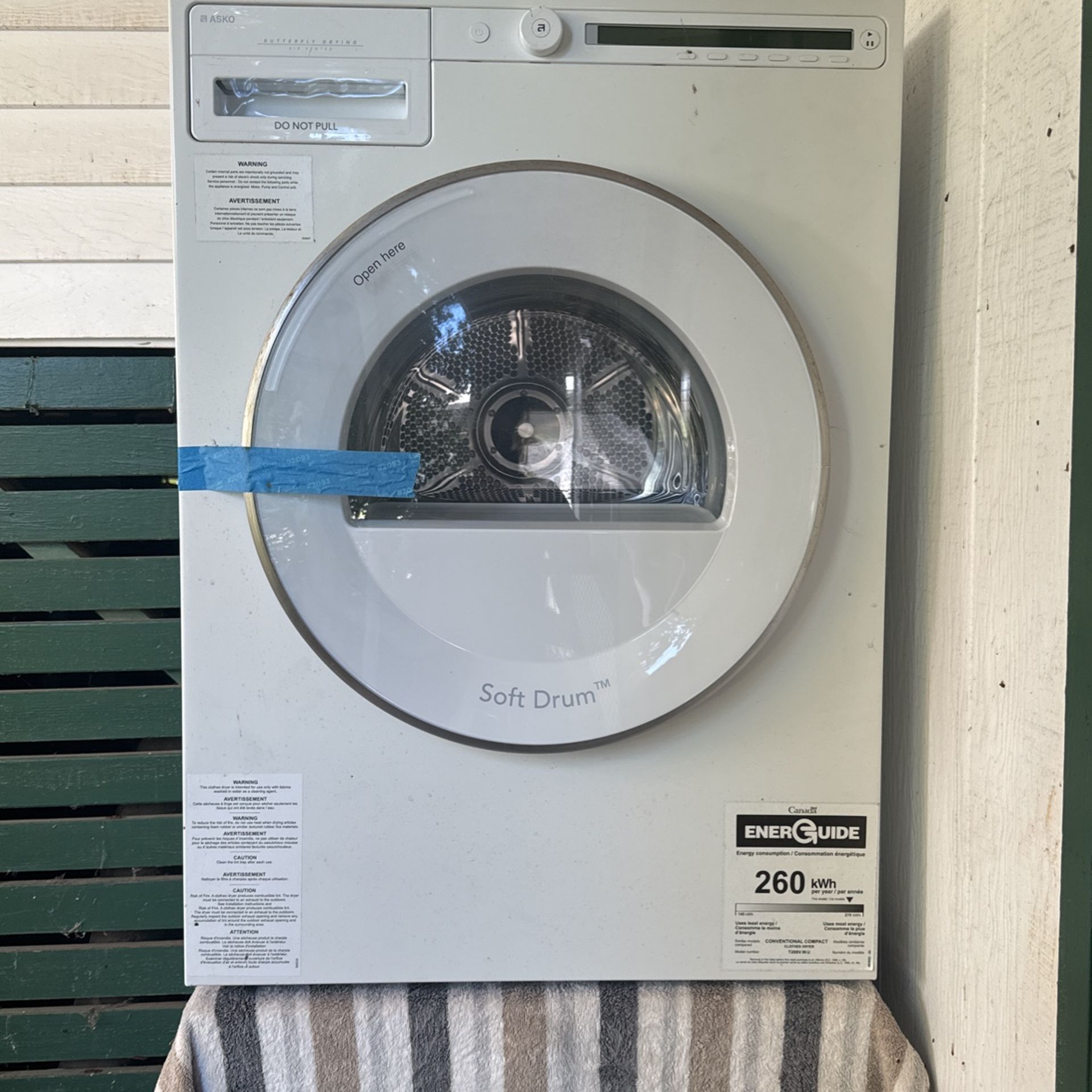 ASKO Washer And Dryer never been used.