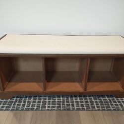 Bench - Wood & Fabric